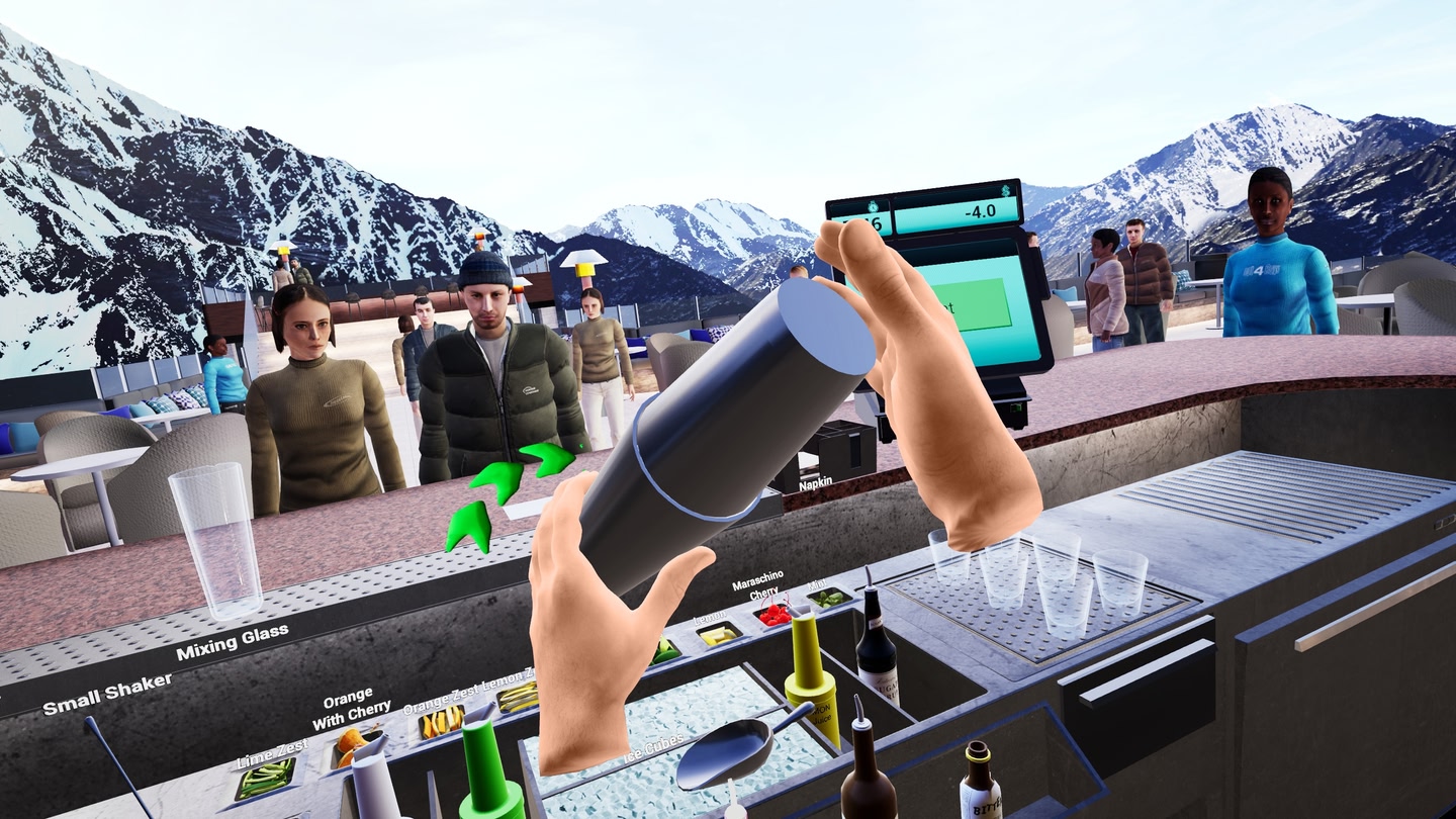 #4. BARTENDER VR SIMULATOR (Meta) De: VR Factory Games S.A.
