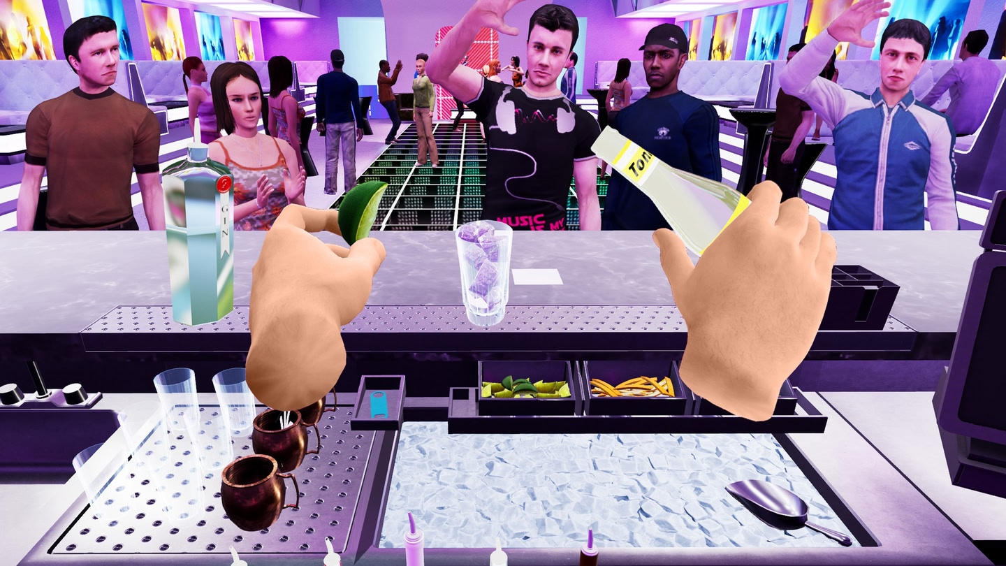 #2. BARTENDER VR SIMULATOR (Meta) De: VR Factory Games S.A.