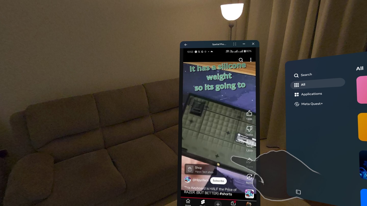#3. Spatial Phone : Mirror & Control (Meta) بواسطة: butter chicken pizza