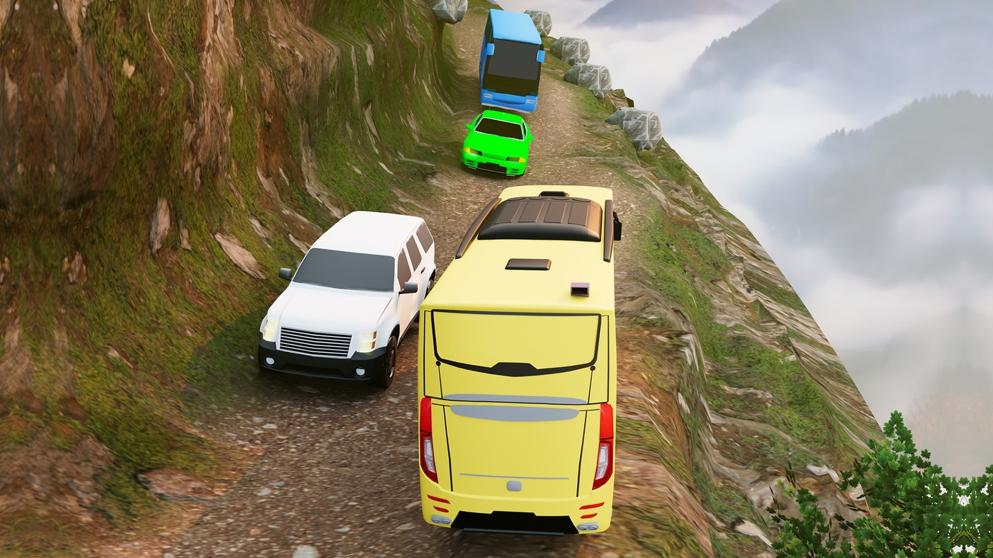 #3. Offroad Bus Driving Game : Bus Simulator (Meta) بواسطة: Gamotronix Studio