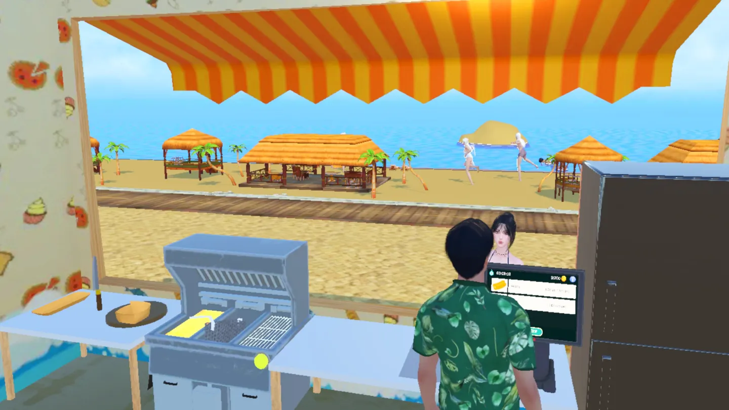 #4. Beach Overcooked (Meta) De: VRTech Studio
