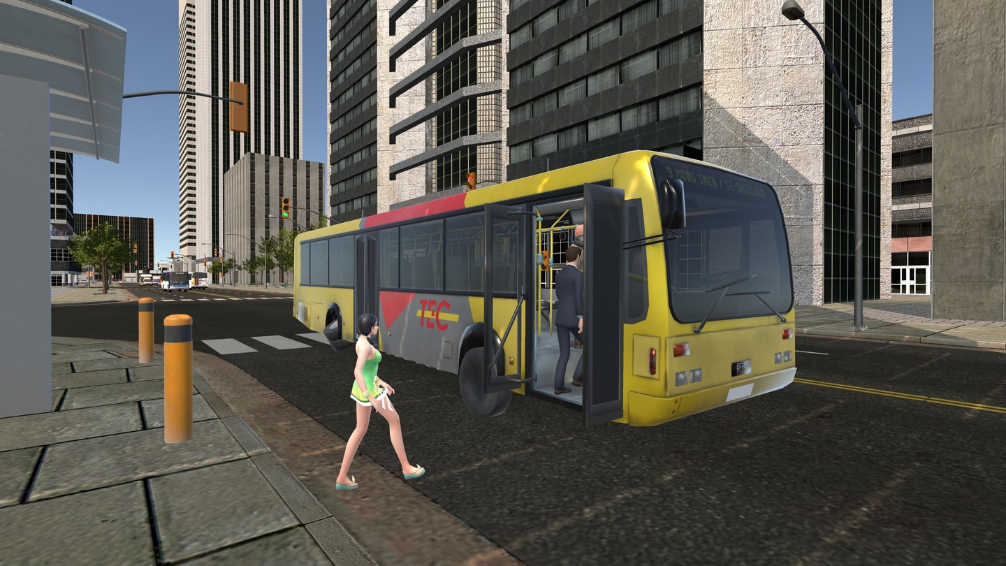 #3. City Bus Simulator VR | Bus driving game (Meta) Por: Nami Games Studio