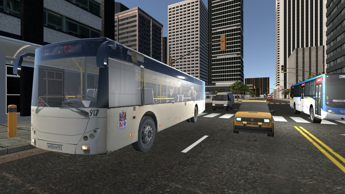 #5. City Bus Simulator VR | Bus driving game (Meta) Por: Nami Games Studio