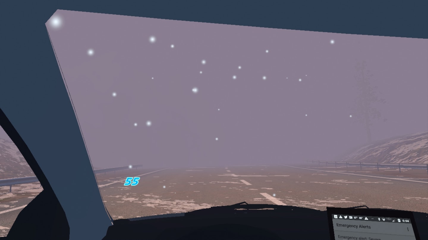 #3. Snow Squall Driving Simulation (Meta) 作者: Frank Martin